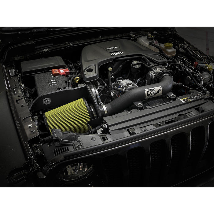 aFe Power Magnum Force Stage-2XP Cold Air Intake System w/ Pro Media Black Jeep Wrangler (JL) 18-20/Gladiator (JT) 2020 V6-3.6L