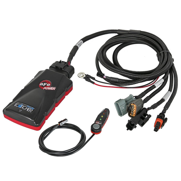 aFe Power Scorcher Blue Bluetooth Capable Power Module Ford Diesel Trucks 2020 V8-6.7L (td)