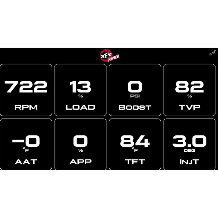 aFe Power AGD 5-1/2 IN Digital Gauge Display Monitor Dodge/RAM/Ford/GM Diesel Trucks 08-20 L6-6.7L (td)/V8-6.4L/6.6L/6.7L (td)