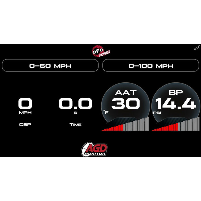 aFe Power AGD 5-1/2 IN Digital Gauge Display Monitor Dodge/RAM/Ford/GM Diesel Trucks 08-20 L6-6.7L (td)/V8-6.4L/6.6L/6.7L (td)