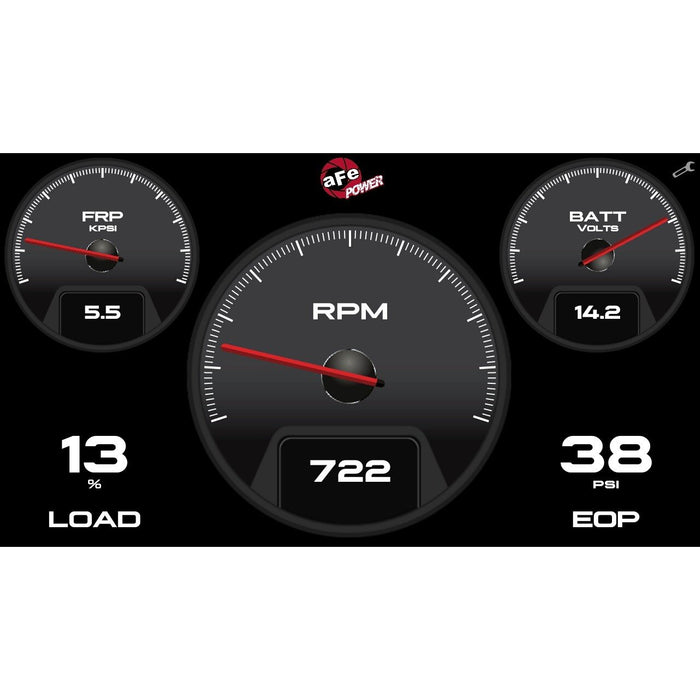 aFe Power AGD 5-1/2 IN Digital Gauge Display Monitor Dodge/RAM/Ford/GM Diesel Trucks 08-20 L6-6.7L (td)/V8-6.4L/6.6L/6.7L (td)