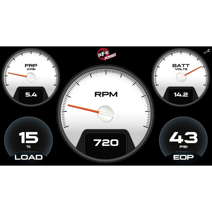 aFe Power AGD 5-1/2 IN Digital Gauge Display Monitor Dodge/RAM/Ford/GM Diesel Trucks 08-20 L6-6.7L (td)/V8-6.4L/6.6L/6.7L (td)