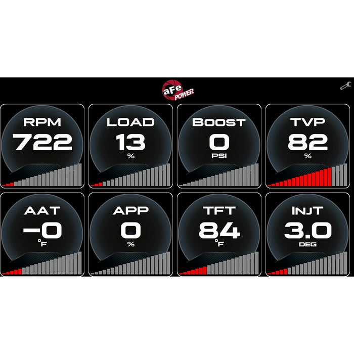 aFe Power AGD 5-1/2 IN Digital Gauge Display Monitor Dodge/RAM/Ford/GM Diesel Trucks 08-20 L6-6.7L (td)/V8-6.4L/6.6L/6.7L (td)