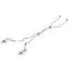 Borla 14-15 BMW M6 4.4L V8L S-Type Cat back SS 3.0in Pipe 3.5in Dual Round Rolled Tips