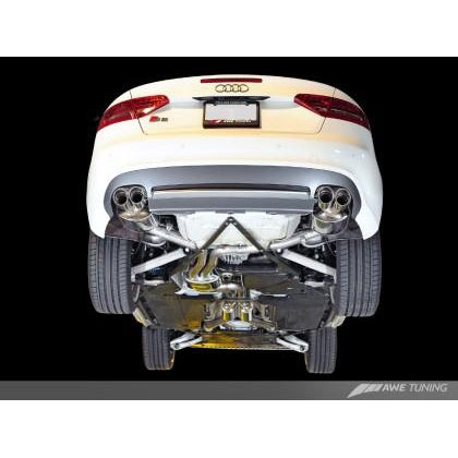 AWE Tuning B8 / B8.5 S5 Sportback Touring Edition Exhaust - Resonated - Diamond Black Tips