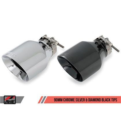 AWE Tuning 09-14 Volkswagen Jetta Mk6 1.4T Track Edition Exhaust - Chrome Silver Tips