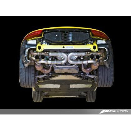 AWE Tuning Porsche 991 SwitchPath Exhaust for PSE Cars Diamond Black Tips