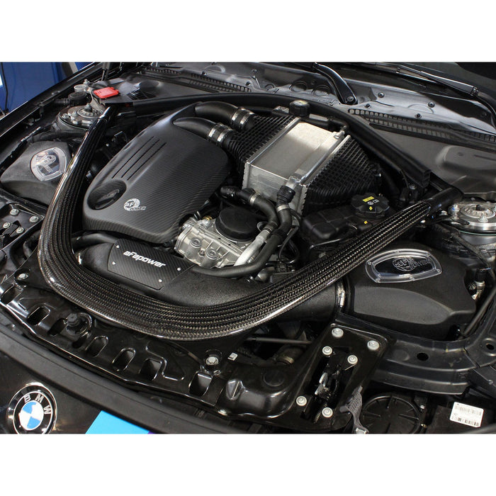 aFe Power Matte Carbon Fiber Engine Cover BMW M2 Competition (F87) 19-20 / M3/M4 (F80/82/83) 15-20 L6-3.0L (tt) S55