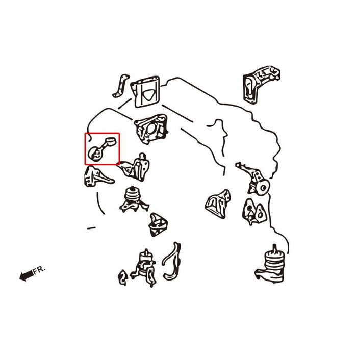 Hardrace Reinforced Engine Mount Toyota, Lexus, Alphard/Vellfire, Previa/Estima, Rx, 02-08, Xr30, Xr40 00-05, Xu30