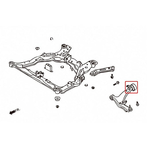Hardrace Front Lower Arm Bush Rear Nissan, Murano, Teana, J31 04-07, Z50 03-07