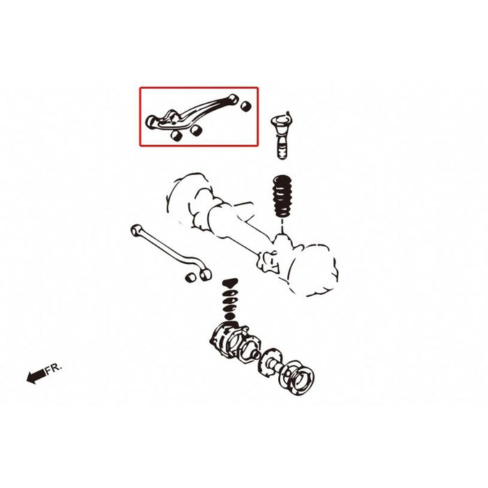 Hardrace Front Lower Arm Bush Toyota, Lexus, Land Cruiser, Lx, Lx450 J80 95-97, J80 90-97