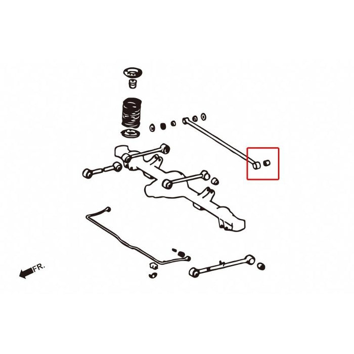 Hardrace Rear Lateral Arm Bush Toyota, Lexus, Land Cruiser, Lx, Lx450 J80 95-97, J80 90-97
