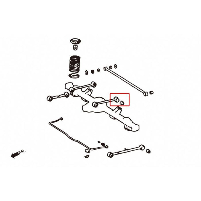 Hardrace Rear Upper Arm Bush Toyota, Lexus, Land Cruiser, Lx, Lx450 J80 95-97, J80 90-97