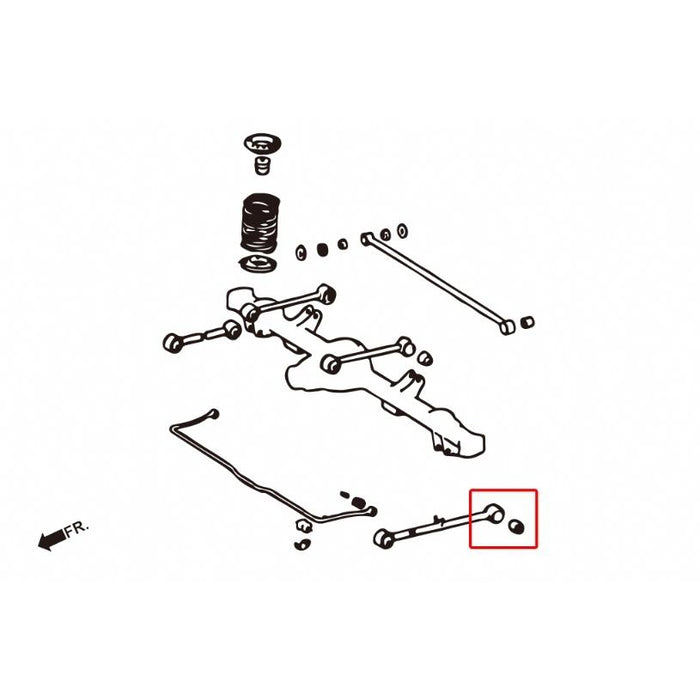Hardrace Rear Lower Arm Bush Toyota, Lexus, Land Cruiser, Lx, Lx450 J80 95-97, J80 90-97