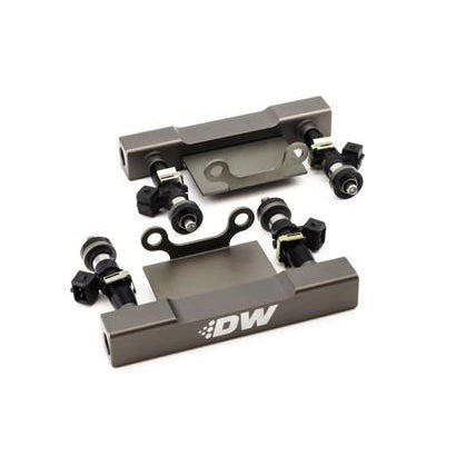 DeatschWerks 04-06 Subaru STI/LGT Side Feed to Top Feed Fuel Rail Conv Kit w/ 1500cc Injectors