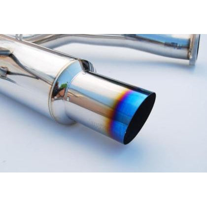 Invidia 08-09 WRX Sedan 76mm (101mm tip) RACING Titanium Tip Cat-back Exhaust
