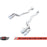 AWE Tuning 18-19 BMW M5 (F90) 4.4T AWD Axle-back Exhaust - Track Edition (Chrome Silver Tips)