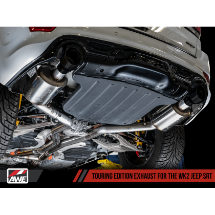 AWE Tuning 2020 Jeep Grand Cherokee SRT Touring Edition Exhaust - Diamond Black Tips