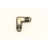 DeatschWerks 6AN Male Flare To 6AN Male Flare 90-Degree Coupler Fitting