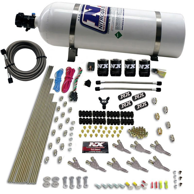 Nitrous Express Vortech Nozzle Nitrous Kit w/12lb Composite Bottle