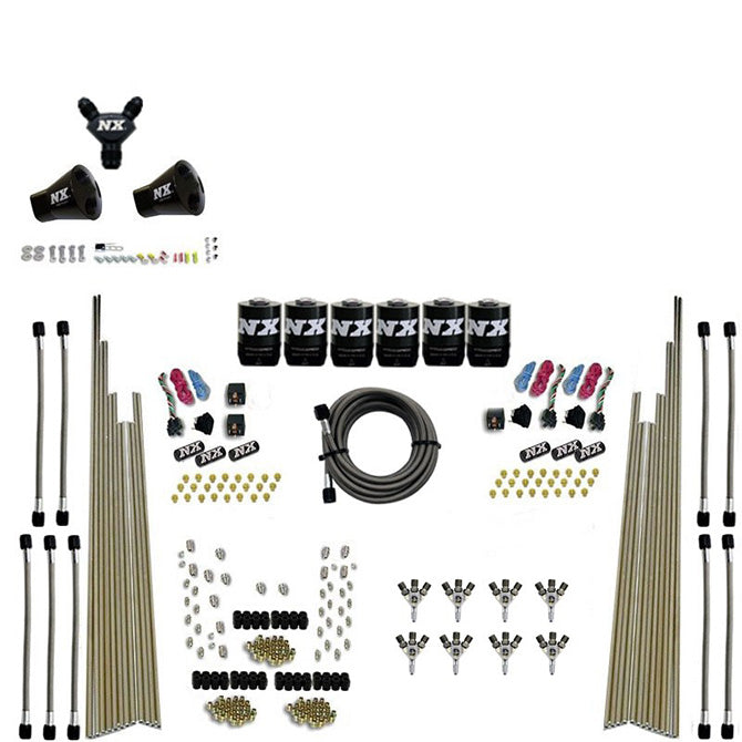 Nitrous Express 8 Cyl Triple-D Dry Direct Port 3 Stage Dry 6 Solenoids Nitrous Kit