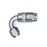DeatschWerks 6AN Female Swivel 120-Degree Hose End CPE - Anodized DW Titanium