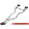 AWE Tuning BMW F8X M3/M4 Resonated Track Edition Exhaust - Chrome Silver Tips (90mm)