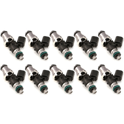 Injector Dynamics 1700cc Injectors - 48mm Length - 14mm Top - 14mm Lower O-Ring (Set of 10) Lamborghini Gallardo 04-13
