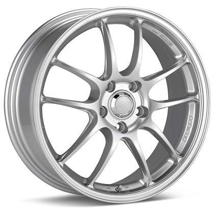Enkei PF01 18x7.5 5x100 45mm Offset Silver Wheel 02-10 WRX & 04 STI/05-09 LGT