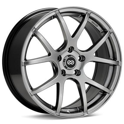 Enkei M52 18x8 50mm Offset 5x114.3 Bolt Pattern 72.6mm Bore Dia Matte Black Wheel
