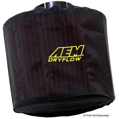 AEM Air Filter Wrap Black 7 1/2 inch Base 7 inch Top 9 inch Tall