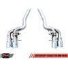 AWE Tuning 18-19 BMW F90 M5 SwitchPatch Cat-Back Exhaust- Black Diamond Tips