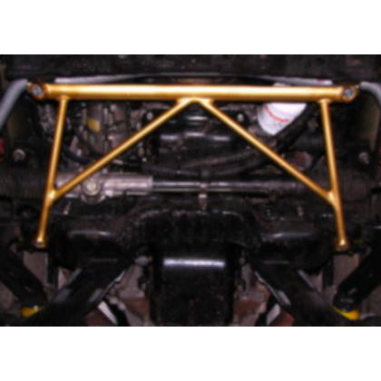 Whiteline 05+ Ford Mustang 8cyl (Shelby GT / GT500) Front Lower Control Arm Brace to Swaybar