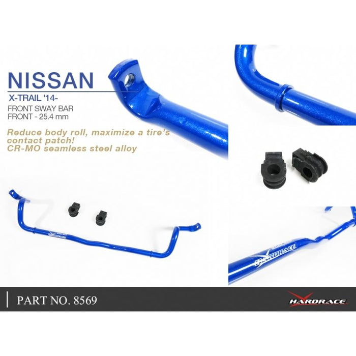 Hardrace Front Sway Bar 25.4Mm Nissan, X-Trail, 13- Present