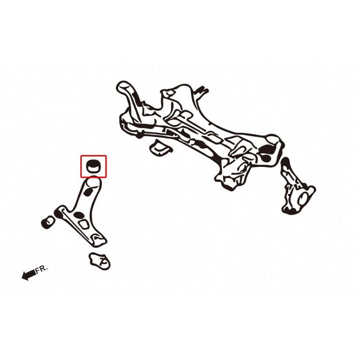 Hardrace Front Lower Arm Bush Hyundai, Kia, Carnival/Sedona, Sonata, Sorento, Sportage, Lf 14-, 15-, Sl 10-, Yp 15-,