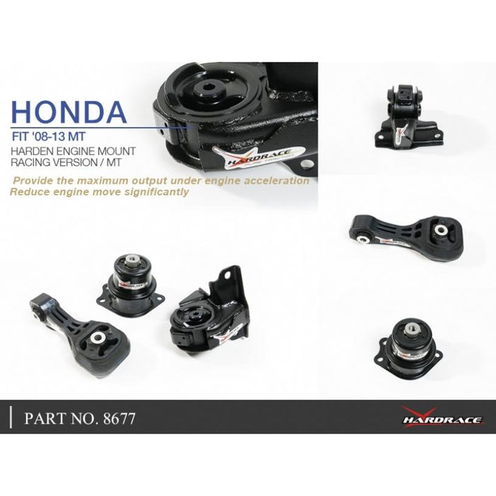 Hardrace Hardened Engine Mount (Race Version) Honda, Jazz/Fit, Ge6/7/8/9