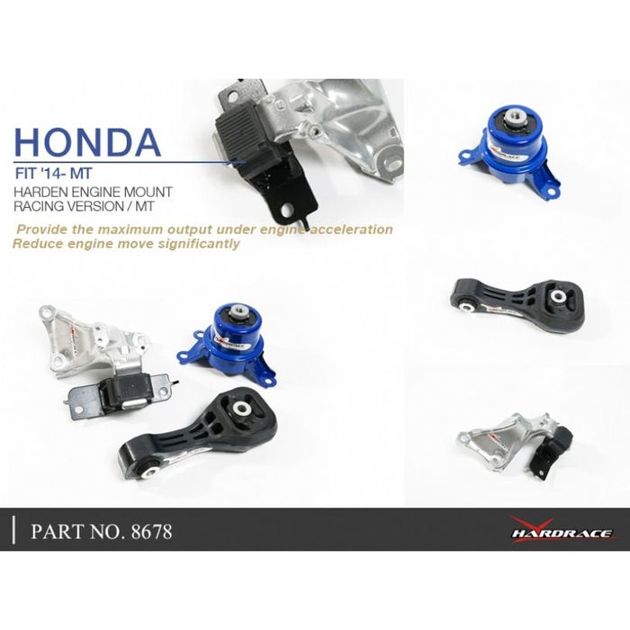 Hardrace Hardened Engine Mount (Race Version) Honda, Jazz/Fit, Gk3/4/5/6
