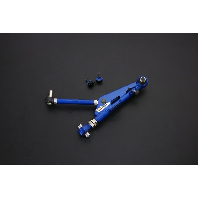Hardrace Front Adjustable Lower Control Arm+Sway Bar Link V2, Minimum +25Mm Extend Nissan, Silvia, Q45, Y33 97-20