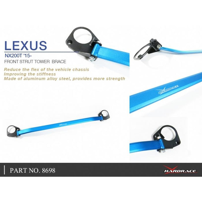 Hardrace Front Strut Tower Brace Toyota, Lexus, Nx, Rav4, Az10 14-, Xa40 13-18