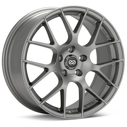 Enkei Raijin 18x8 32mm Offset 5x120 Bolt Pattern 72.6 Bore Diamter Matte Black Wheel