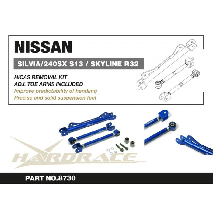 Hardrace Nissan S13/R32/R32 GT-R Hicas Removal Kit