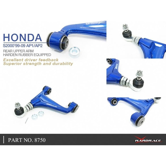 Hardrace Adjustable Rear Upper Camber Arms - S2000, Ap1/2