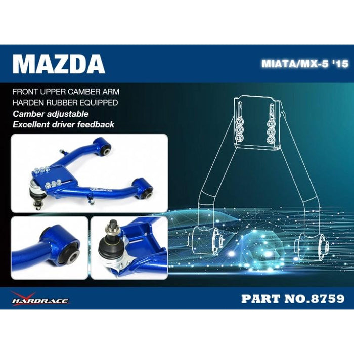 Hard Race Front Upper Camber Arm Mazda, Mx5 Miata, Nd 15-