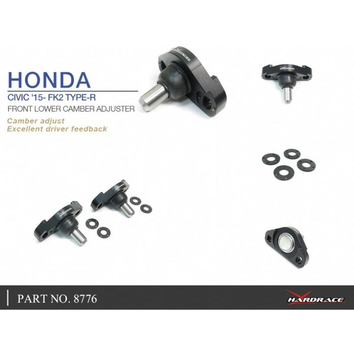 Hardrace Front Lower Camber Adjuster 2Pcs/Set Honda, Civic, Fk2 Type-R