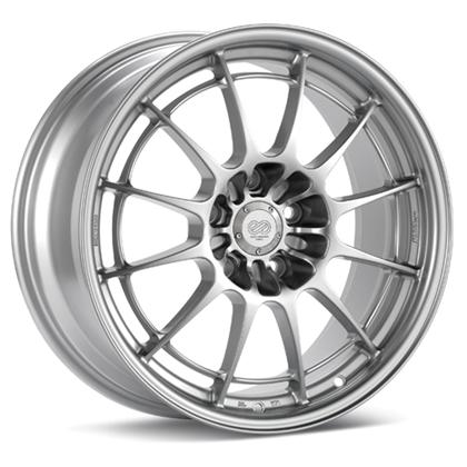 Enkei NT03+M 17x9.5 5x120.7 55mm Offset 72.6mm Bore Silver Wheel