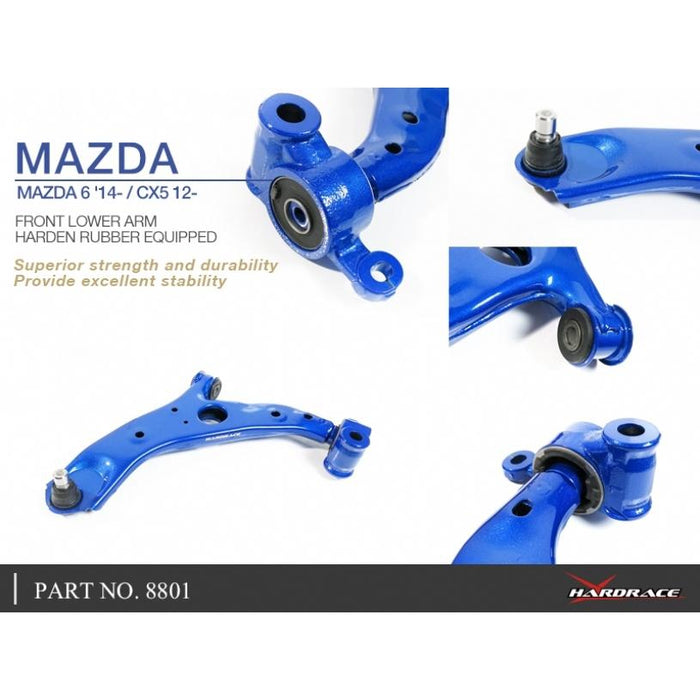 Hardrace Front Lower Arm Mazda, 6/Atenza, Cx5, Gj 14-, Ke 12-17, Kf 17-Present