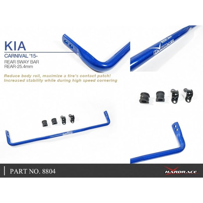 Hardrace Rear Sway Bar 25.4Mm Kia, Carnival/Sedona, Yp 15-