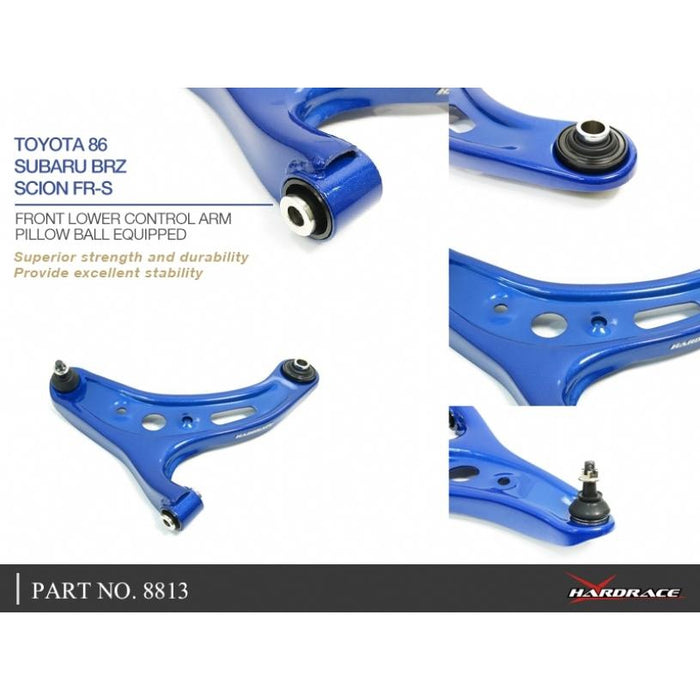 Hardrace Front Lower Control Arm 2Pcs/Set Subaru, Toyota, 86, Brz, Fr-S, Zc 6, Zn6, Ft86/Fr-S Zn6/Zc6