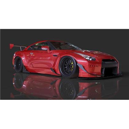 GReddy 09+ Nissan GT-R R35 Full Rocket Bunny Wide-Body Aero Kit w/ Win ...
