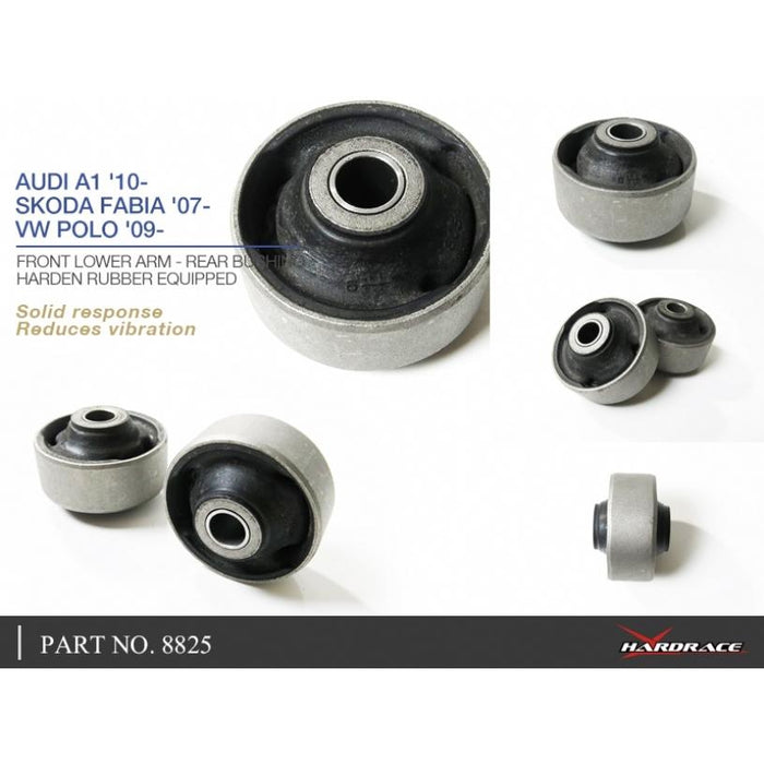 Hardrace Rear Bushing Front Lower Arm Audi, Skoda, Volkswagen, A1, A3, Fabia, Polo, S3, Tt, 10-Present, 07-14,